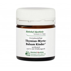 Peršalimo ir kosulio balzamas Thymian Myrte, vaikams 30 ml N1 Peršalimo ir kosulio balzamas Thymian Myrte, vaikams 30 ml N1